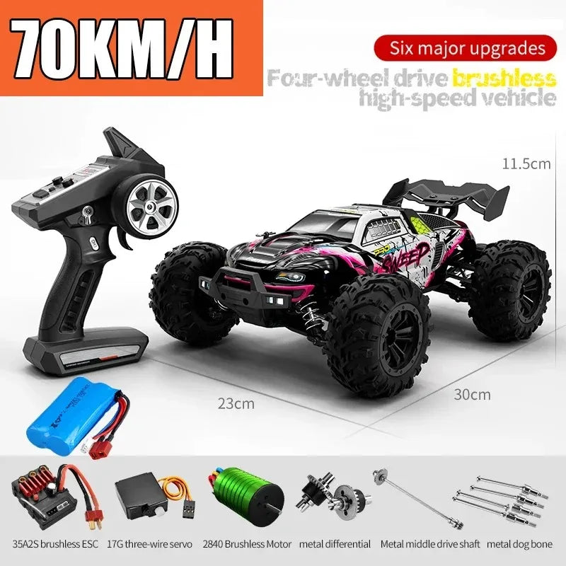 Rc Cars Off Road 4x4 16101PRO/16102PRO Brushless 2.4G Remote Control Car 4WD 1/16 High Speed Rc Truck Drift Rc Car Toys for Boys