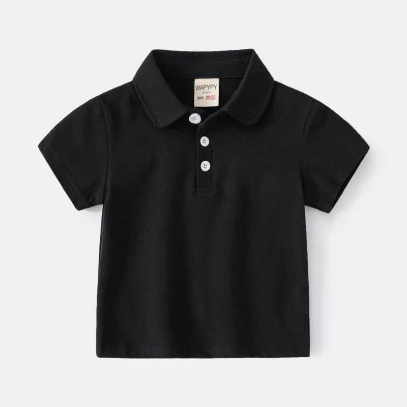 Paolo Turn-down Collar Short Sleeve T-shirt