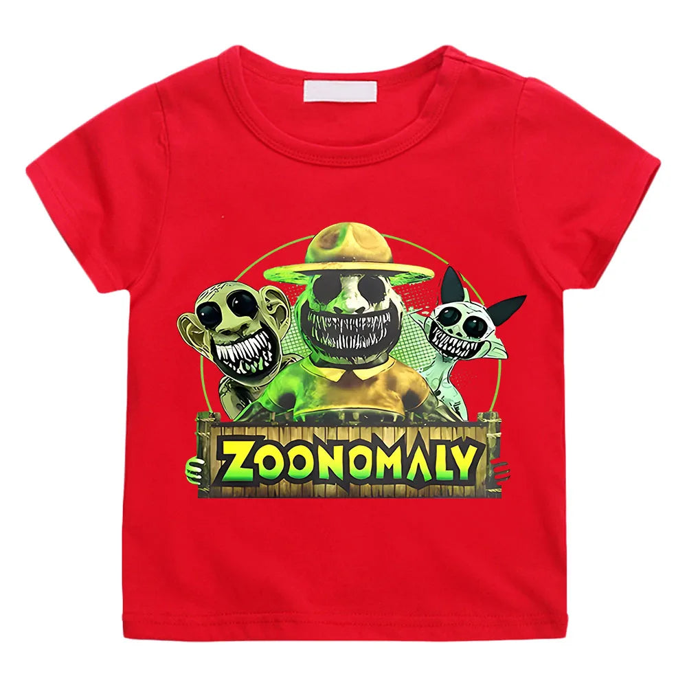 David Game Zoonomaly Cartoon Clothes Cotton Tees - GuGuTon baby store - Baby Fashion - Toddlers Outfits - Babies Outfits - Toddler Clothes - Kids Clothing - Newborn Clothes - Newborn Wear - Kids Wear - Trending Clothes - Trending Outfits - Fall Fashion - Winter Fashion - Girls Clothes - Boys Clothes - Babies Wear - Kids Accessories - KidsWear - Summer Clothes - Summer Fashion - Summer Trend - Falls Sweaters - Tops - Bottom - Jeans - Blouse - Dresses - Newborn Dresses - Toys