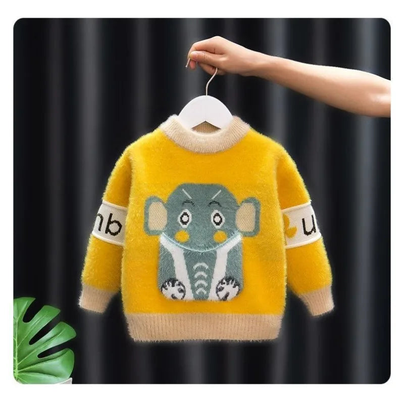 Morris New Warm Children's Sweater - GuGuTon baby store - Baby Fashion - Toddlers Outfits - Babies Outfits - Toddler Clothes - Kids Clothing - Newborn Clothes - Newborn Wear - Kids Wear - Trending Clothes - Trending Outfits - Fall Fashion - Winter Fashion - Girls Clothes - Boys Clothes - Babies Wear - Kids Accessories - KidsWear - Summer Clothes - Summer Fashion - Summer Trend - Falls Sweaters - Tops - Bottom - Jeans - Blouse - Dresses - Newborn Dresses - Toys