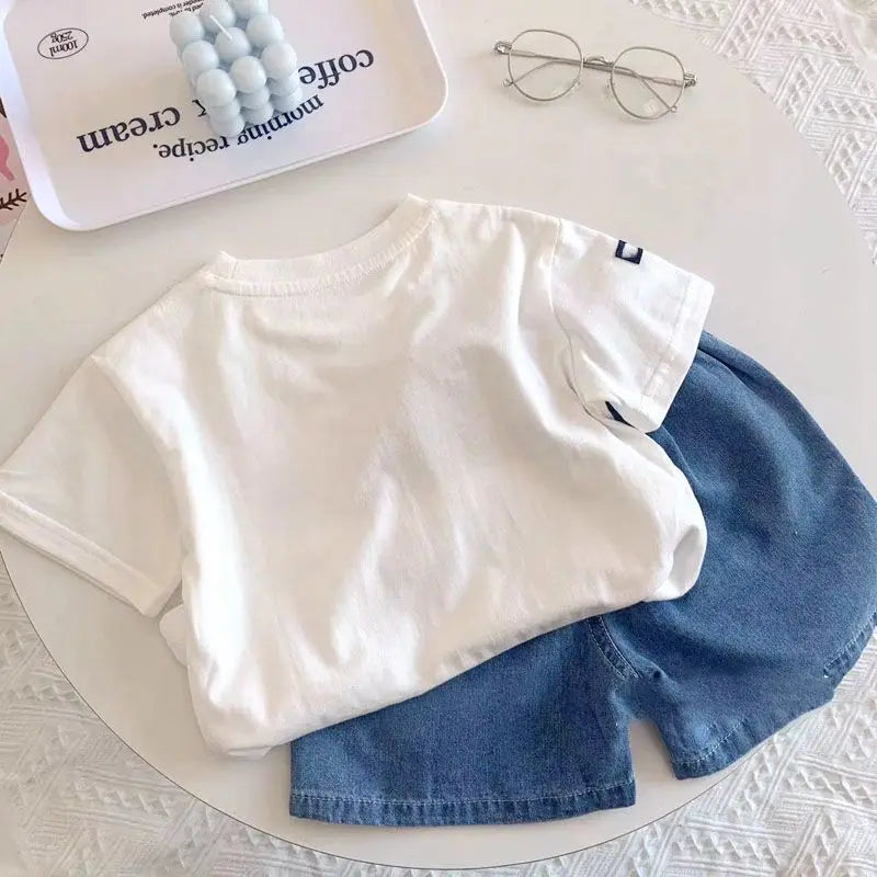 Ernesto Casual Loose Short Sleeve Tees - GuGuTon baby store - Baby Fashion - Toddlers Outfits - Babies Outfits - Toddler Clothes - Kids Clothing - Newborn Clothes - Newborn Wear - Kids Wear - Trending Clothes - Trending Outfits - Fall Fashion - Winter Fashion - Girls Clothes - Boys Clothes - Babies Wear - Kids Accessories - KidsWear - Summer Clothes - Summer Fashion - Summer Trend - Falls Sweaters - Tops - Bottom - Jeans - Blouse - Dresses - Newborn Dresses - Toys