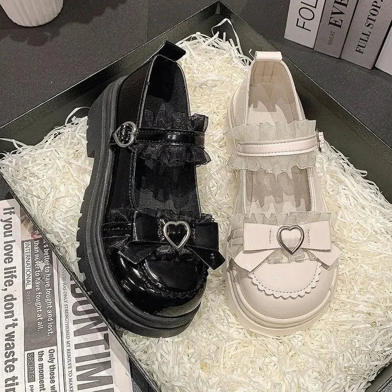 2025 Summer New School Girl JK Loafer Pumps Platform Shoes