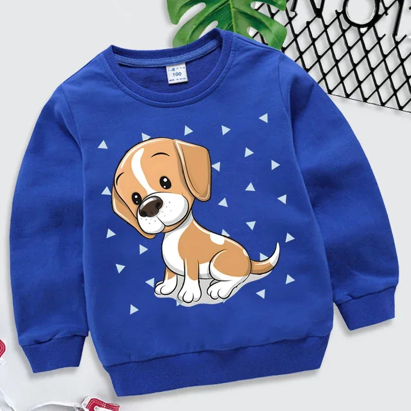 Gerson Animal Pullover Long Sleeve Sweatshirt