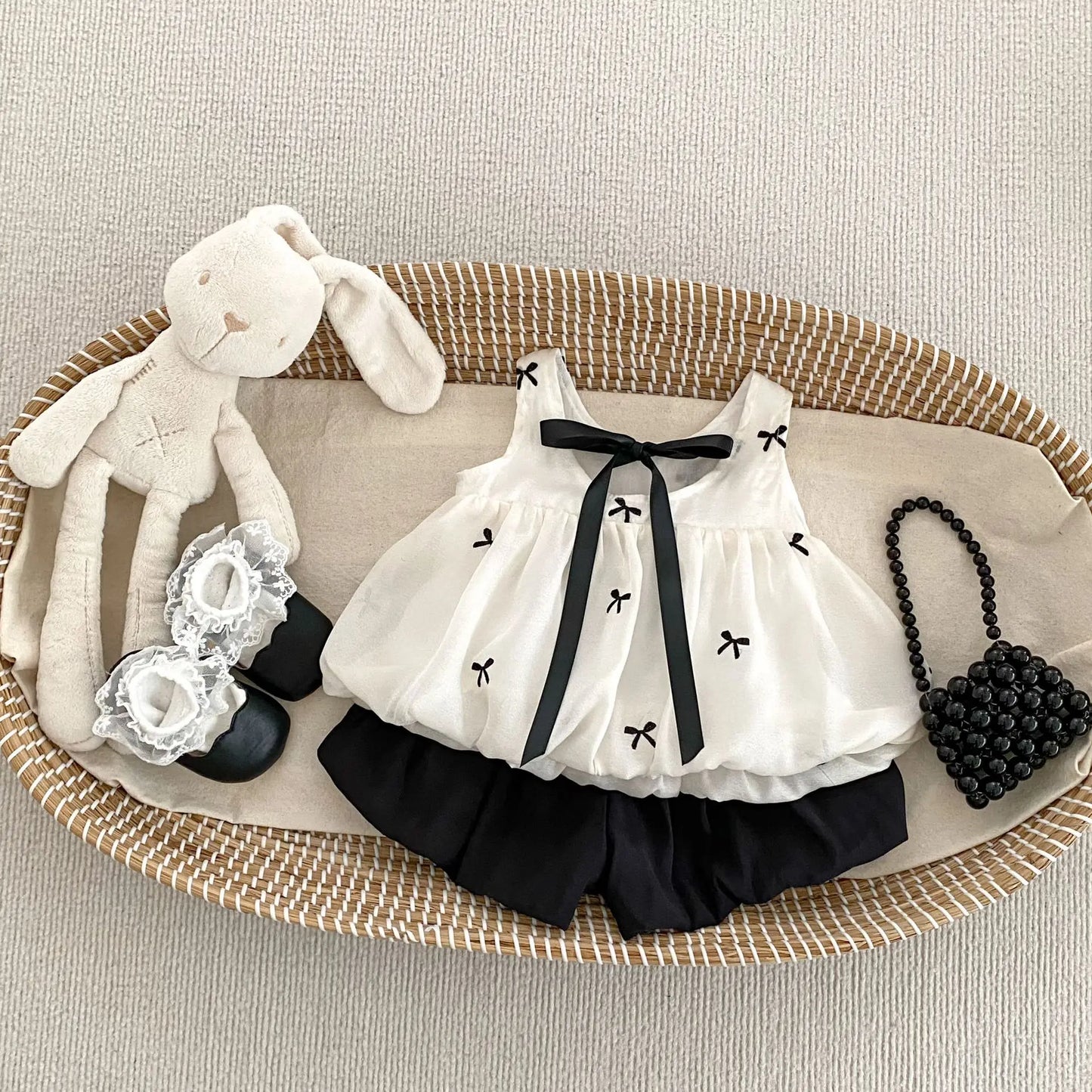 Joanna Sweet Baby Bow Embroidery Blouse