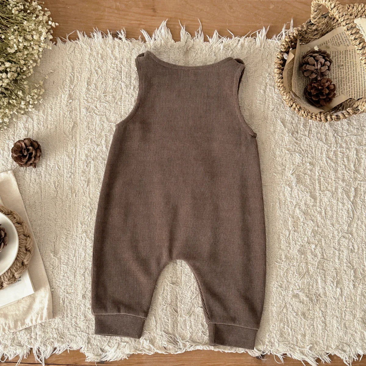 Fuzzy Patch Jumpsuit