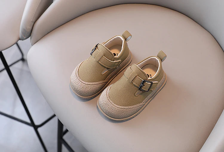 Boys' Boken Shoes Soft Soled Children's Shoes 2025 New Arrivals  0-1 years old Children's Sports Shoes Fashion Retro Bean Shoes