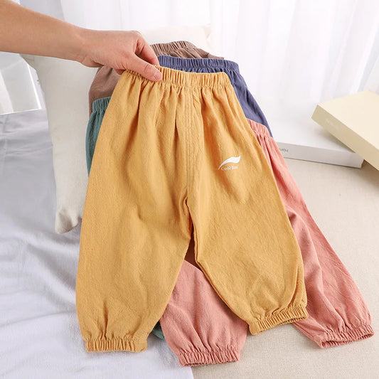 Iker Pants Summer Baby Air Conditioning Bloomers Boys