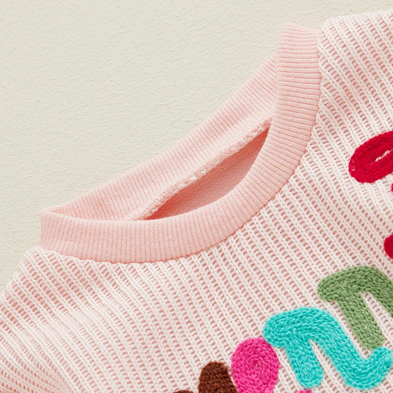 Mathias Embroidered Long Sleeve Baby Boys Sweaters