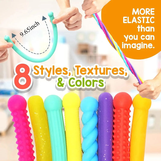 Sensory Autism Toys- Textured Stretchy Fidget Toys for Stress Anxiety