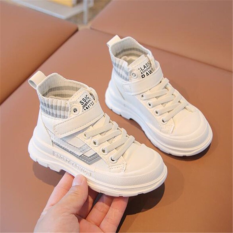 Boots Fashion Kids Casual Sneakers White Girls Boys Shoes - GuGuTon