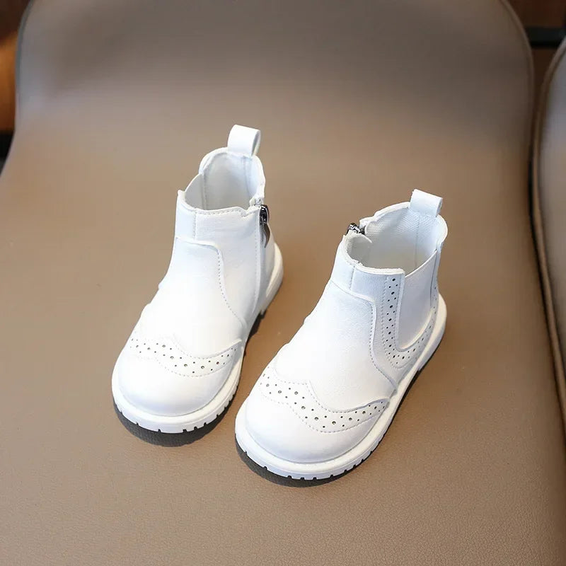 Versatile Baby Girl Boot Must-have Outdoor Lounging for Spring Autumn Clssic Princess Chelsea Short Boots Shoes