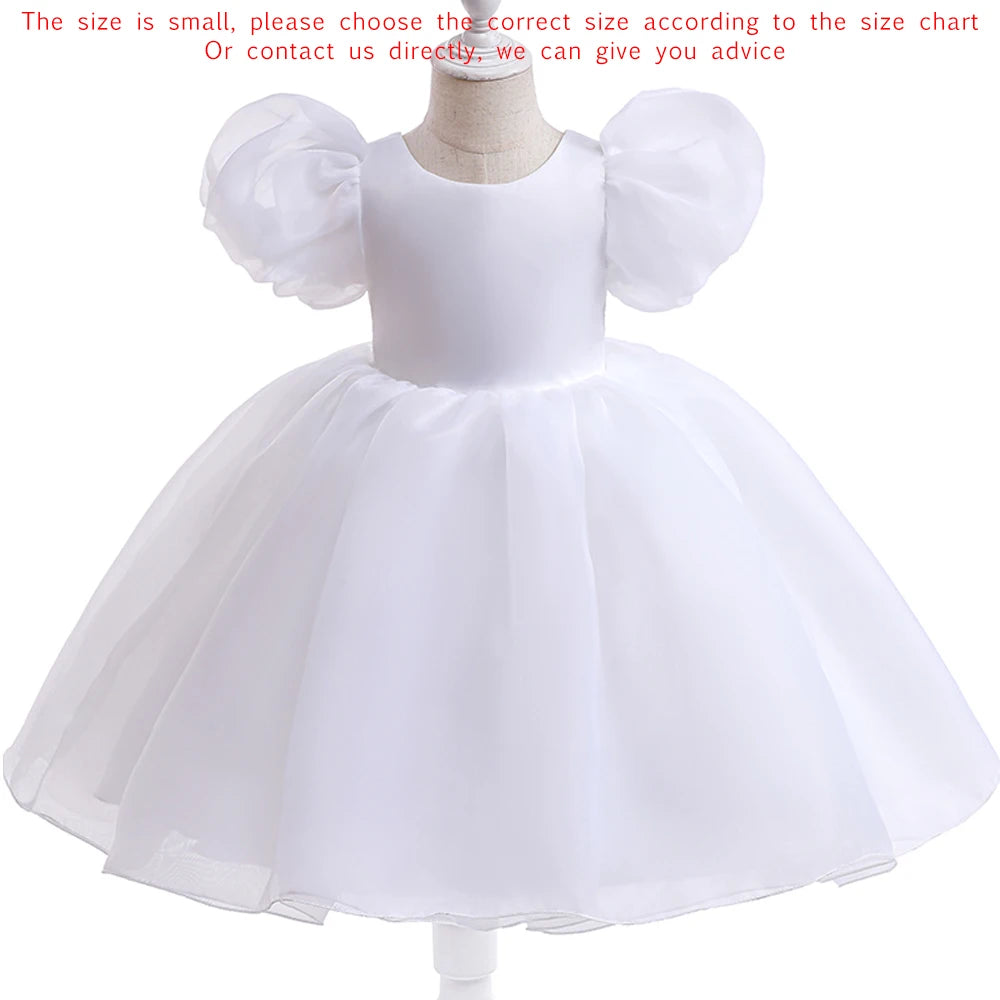 Sarah Tulle Puff Sleeve Wedding Party Kids Dresses for Girls Birthday - GuGuTon baby store - Baby Fashion - Toddlers Outfits - Babies Outfits - Toddler Clothes - Kids Clothing - Newborn Clothes - Newborn Wear - Kids Wear - Trending Clothes - Trending Outfits - Fall Fashion - Winter Fashion - Girls Clothes - Boys Clothes - Babies Wear - Kids Accessories - KidsWear - Summer Clothes - Summer Fashion - Summer Trend - Falls Sweaters - Tops - Bottom - Jeans - Blouse - Dresses - Newborn Dresses - Toys