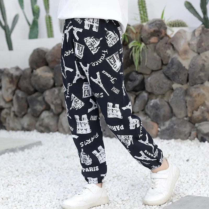 Víctor Boys Cotton Clothes Summer Thin Home Pants - GuGuTon baby store - Baby Fashion - Toddlers Outfits - Babies Outfits - Toddler Clothes - Kids Clothing - Newborn Clothes - Newborn Wear - Kids Wear - Trending Clothes - Trending Outfits - Fall Fashion - Winter Fashion - Girls Clothes - Boys Clothes - Babies Wear - Kids Accessories - KidsWear - Summer Clothes - Summer Fashion - Summer Trend - Falls Sweaters - Tops - Bottom - Jeans - Blouse - Dresses - Newborn Dresses - Toys