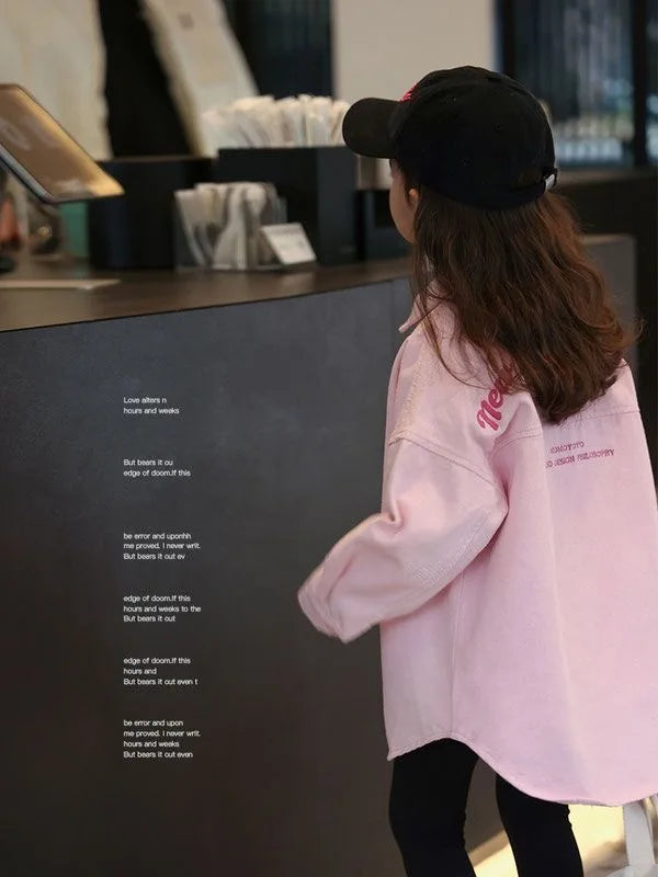 Isabella Pink Denim Pure Cotton Coat Trendy Children - GuGuTon baby store - Baby Fashion - Toddlers Outfits - Babies Outfits - Toddler Clothes - Kids Clothing - Newborn Clothes - Newborn Wear - Kids Wear - Trending Clothes - Trending Outfits - Fall Fashion - Winter Fashion - Girls Clothes - Boys Clothes - Babies Wear - Kids Accessories - KidsWear - Summer Clothes - Summer Fashion - Summer Trend - Falls Sweaters - Tops - Bottom - Jeans - Blouse - Dresses - Newborn Dresses - Toys