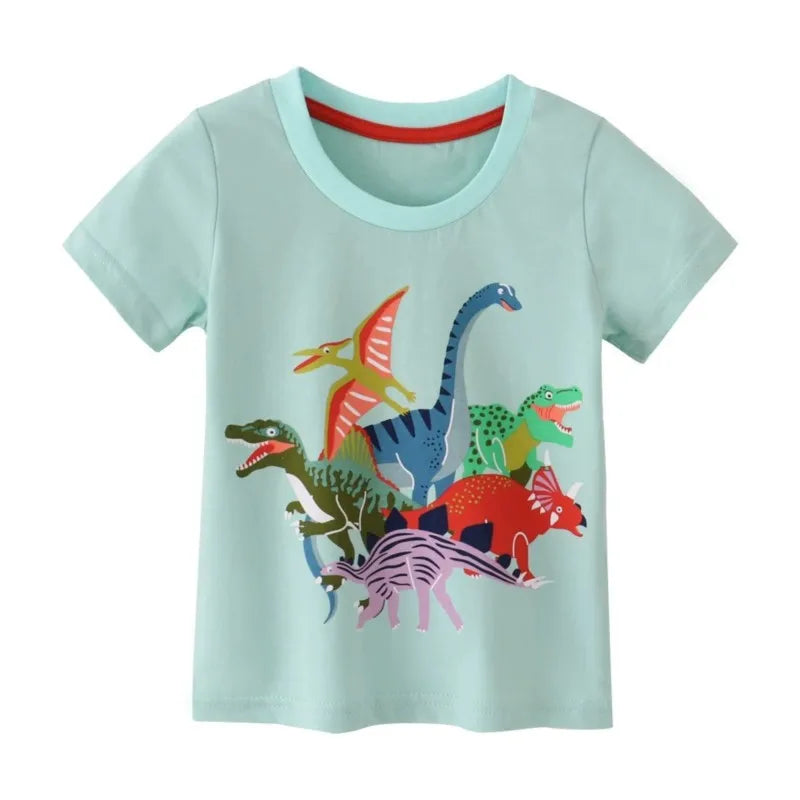 Richard Cartoon Printed Short Sleeve Tees - GuGuTon baby store - Baby Fashion - Toddlers Outfits - Babies Outfits - Toddler Clothes - Kids Clothing - Newborn Clothes - Newborn Wear - Kids Wear - Trending Clothes - Trending Outfits - Fall Fashion - Winter Fashion - Girls Clothes - Boys Clothes - Babies Wear - Kids Accessories - KidsWear - Summer Clothes - Summer Fashion - Summer Trend - Falls Sweaters - Tops - Bottom - Jeans - Blouse - Dresses - Newborn Dresses - Toys