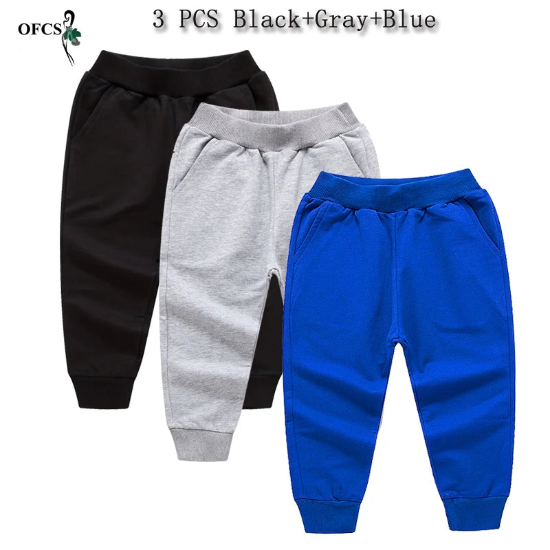 Mateo Casual Sport Pants Kids Trousers Toddler Dropshipping Solid Elastic