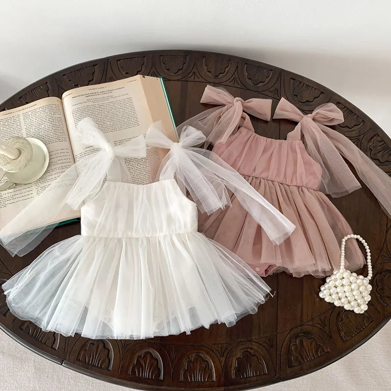 Ana Sleeveless Lace Bodysuit for Baby Girls