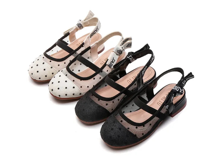Kids Girls Leather Shoes Cute Children Students Girls Performance Shoes Beautiful Kids Students Soft Bottom Dance Footwear