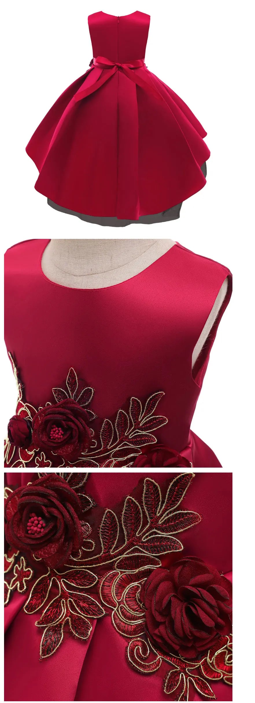 Baby Girl Birthday Dress for Girl 2-10 Year Birthday Dress 2023 New Fashion Cute Princess Baby Dress