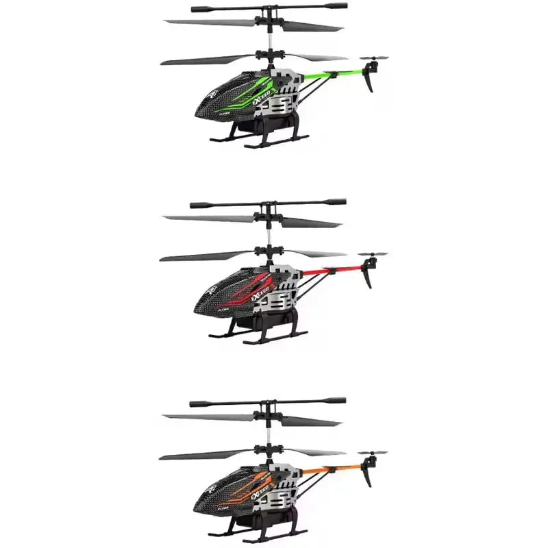 New 7-Color LED Alloy RC Helicopter: USB Rechargeable, Fixed Height