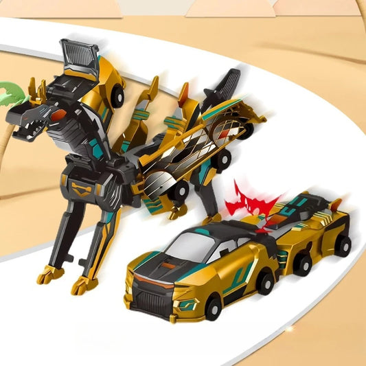 Transforming Dinosaur Car Toy - Magnetic Fun for Kids