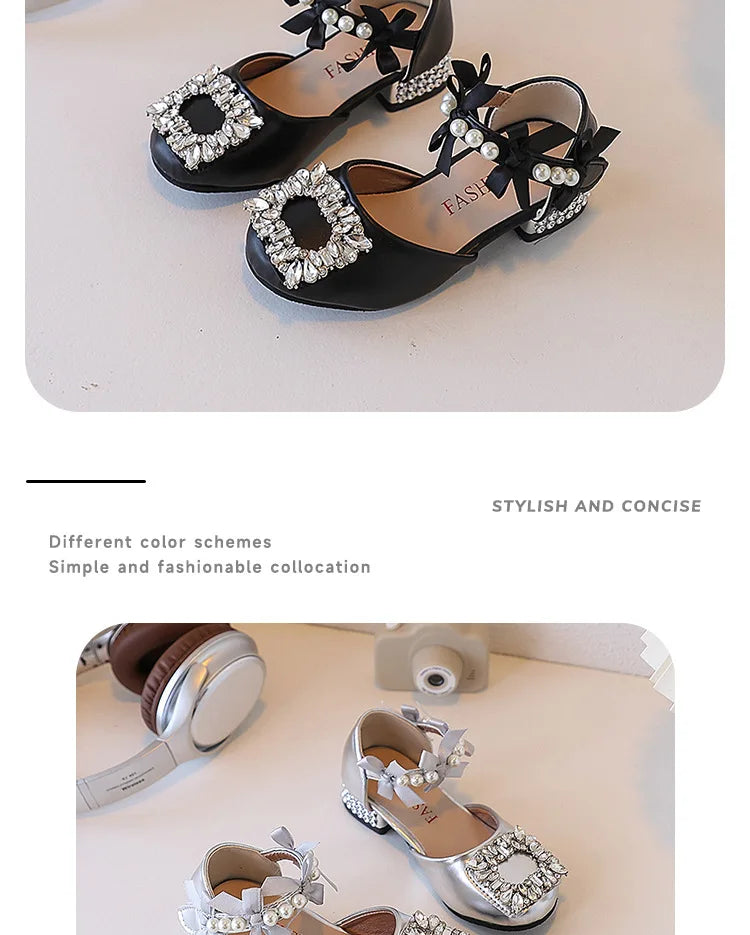 Girls' Princess High Heels 2025 Summer New Fashion