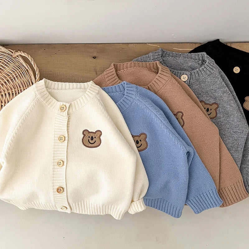 Bryant Cute Bear Knitted Clothes Sweater - GuGuTon baby store - Baby Fashion - Toddlers Outfits - Babies Outfits - Toddler Clothes - Kids Clothing - Newborn Clothes - Newborn Wear - Kids Wear - Trending Clothes - Trending Outfits - Fall Fashion - Winter Fashion - Girls Clothes - Boys Clothes - Babies Wear - Kids Accessories - KidsWear - Summer Clothes - Summer Fashion - Summer Trend - Falls Sweaters - Tops - Bottom - Jeans - Blouse - Dresses - Newborn Dresses - Toys