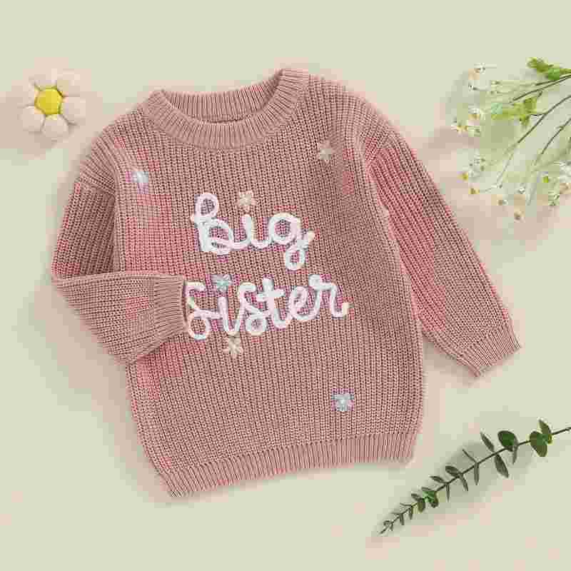 Cambria Girls Big Sister Sweater - Toddler Knit Pullover