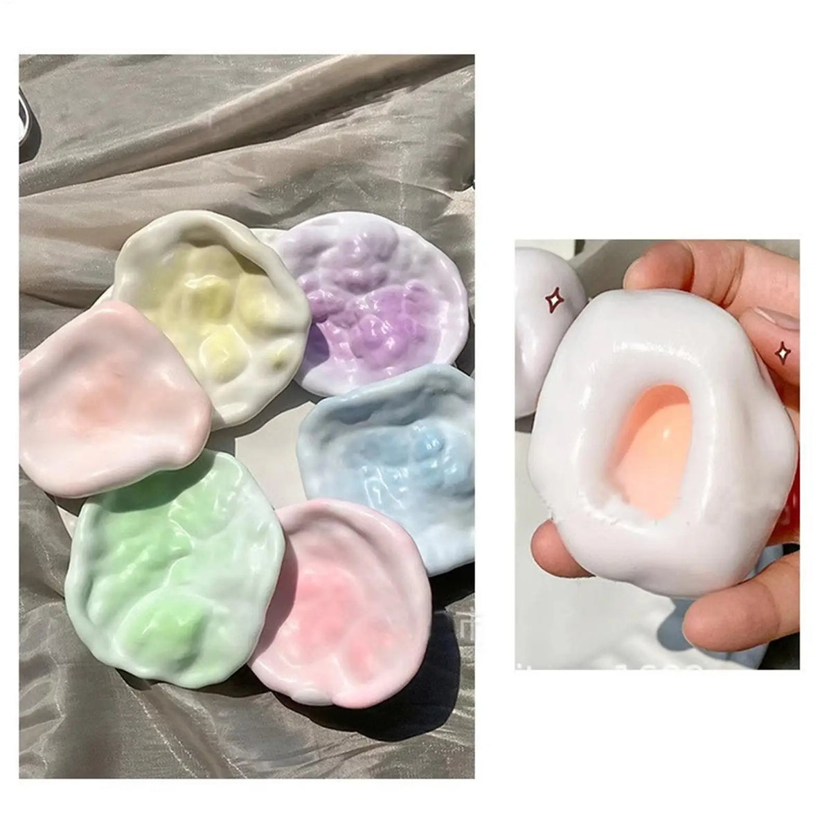 Squeeze Toys Cute Soft Ball Fidget Toys for Teens Kids Women Men Adults