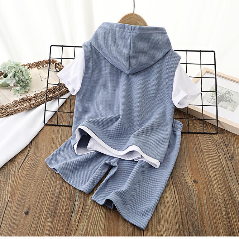 Dan Boys Summer Clothes Shorts & Short Sleeve T-shirt Hooded Sets - GuGuTon baby store - Baby Fashion - Toddlers Outfits - Babies Outfits - Toddler Clothes - Kids Clothing - Newborn Clothes - Newborn Wear - Kids Wear - Trending Clothes - Trending Outfits - Fall Fashion - Winter Fashion - Girls Clothes - Boys Clothes - Babies Wear - Kids Accessories - KidsWear - Summer Clothes - Summer Fashion - Summer Trend - Falls Sweaters - Tops - Bottom - Jeans - Blouse - Dresses - Newborn Dresses - Toys