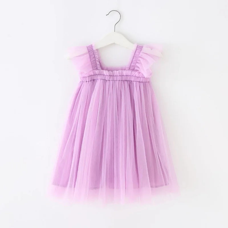 Mia Sleeveless Square Collar Princess Dress Child