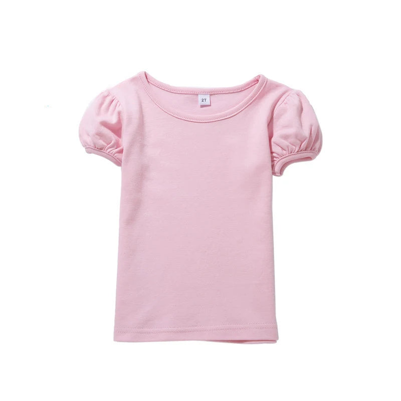 Andrea Puff Tee for School & Play Toddler Teenagers Casual