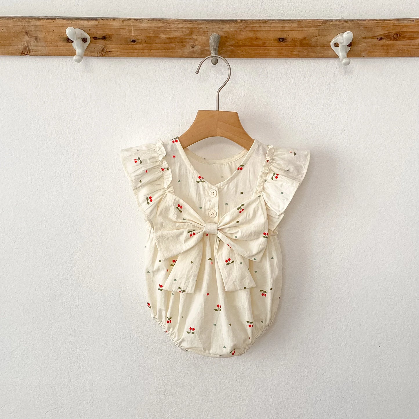 Sister Cherry Print Outfit