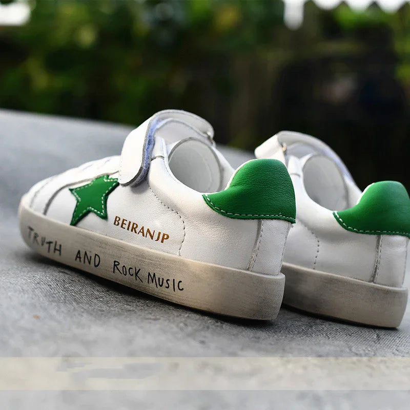 Sneakers Boys Geniune Leather Soft Sole Casual Shoes Girls - GuGuTon baby store - Baby Fashion - Toddlers Outfits - Babies Outfits - Toddler Clothes - Kids Clothing - Newborn Clothes - Newborn Wear - Kids Wear - Trending Clothes - Trending Outfits - Fall Fashion - Winter Fashion - Girls Clothes - Boys Clothes - Babies Wear - Kids Accessories - KidsWear - Summer Clothes - Summer Fashion - Summer Trend - Falls Sweaters - Tops - Bottom - Jeans - Blouse - Dresses - Newborn Dresses - Toys