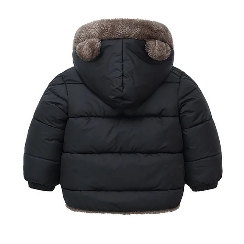 Pablo Boys Bear Hooded Outerwear Sweater