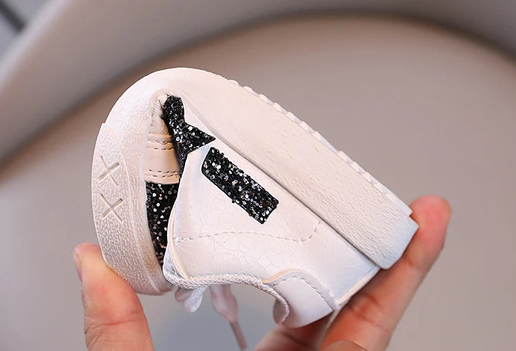 Girls' Shoes 2025 Spring New  Casual Versatile Little Girls  Star sneakers Spring and Autumn Children's Sports Shoes