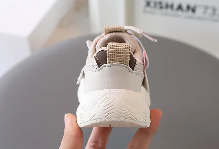 2024 Children's Sneakers Boy Spring Autumn Kids School Basketball Shoes Fashion Girls Causal Walking Shoes Breathable Non-slip