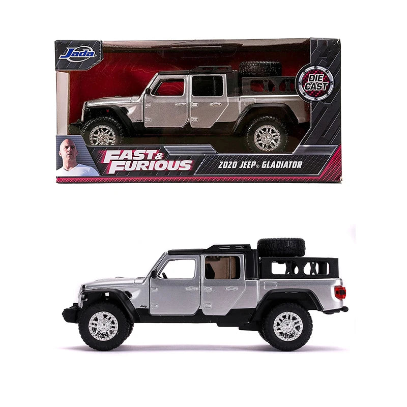 JADA 1:32 Diecast Alloy Car Model Fast Furious Jurassic Back Future Metal Toy Vehicle Collection Kids Gift Official Licensed