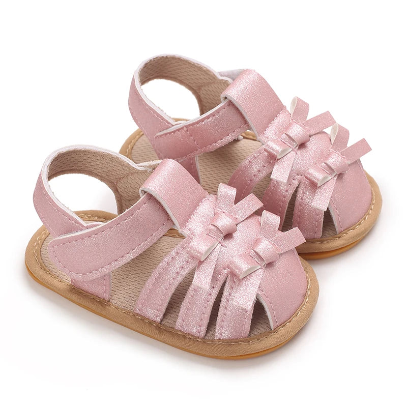 0-18Months Newborn Infant Baby Girls Shoes Summer Sandals Casual Rubber Bottom Non-Slip