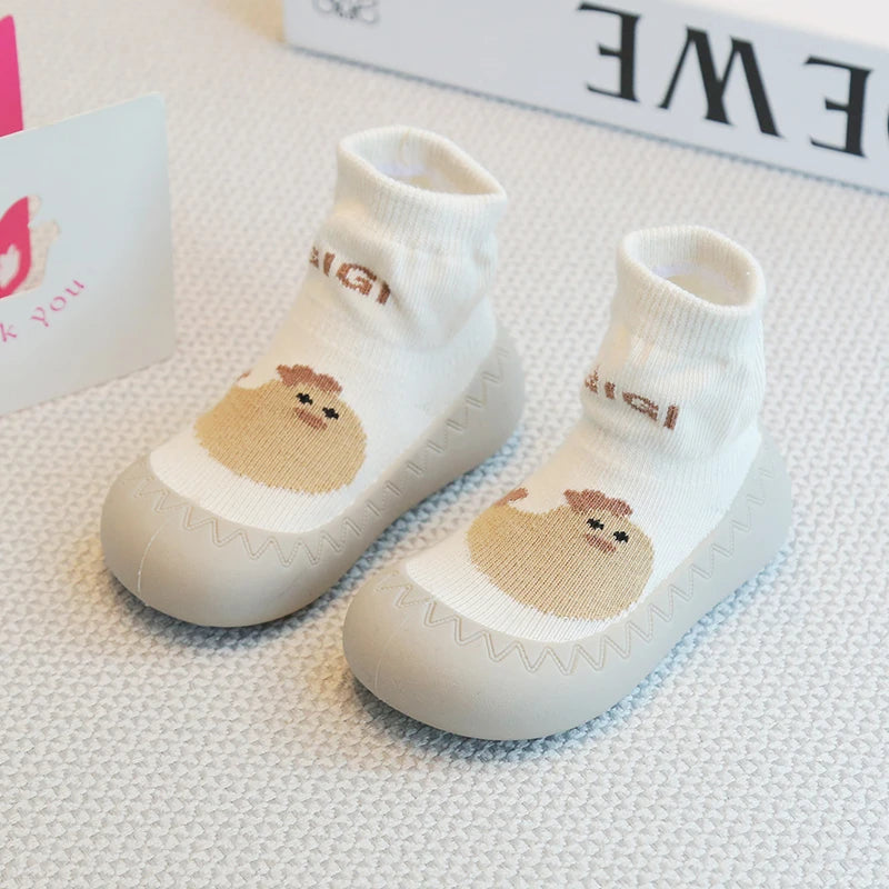 Theo Baby Shoes for Toddlers - Cartoon Soft Rubber Sole