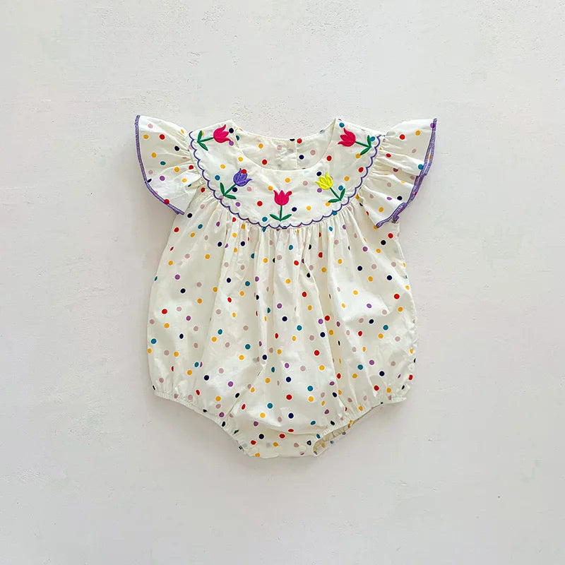 Jenna Summer Baby Colour Dots Flower very comfort - GuGuTon baby store - Baby Fashion - Toddlers Outfits - Babies Outfits - Toddler Clothes - Kids Clothing - Newborn Clothes - Newborn Wear - Kids Wear - Trending Clothes - Trending Outfits - Fall Fashion - Winter Fashion - Girls Clothes - Boys Clothes - Babies Wear - Kids Accessories - KidsWear - Summer Clothes - Summer Fashion - Summer Trend - Falls Sweaters - Tops - Bottom - Jeans - Blouse - Dresses - Newborn Dresses - Toys