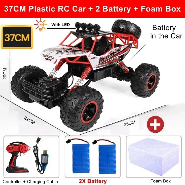 1:16 / 1:12 All Terrain RC Car 30KM/H High Speed 4WD Electric Remote Control Car Buggy 4X4