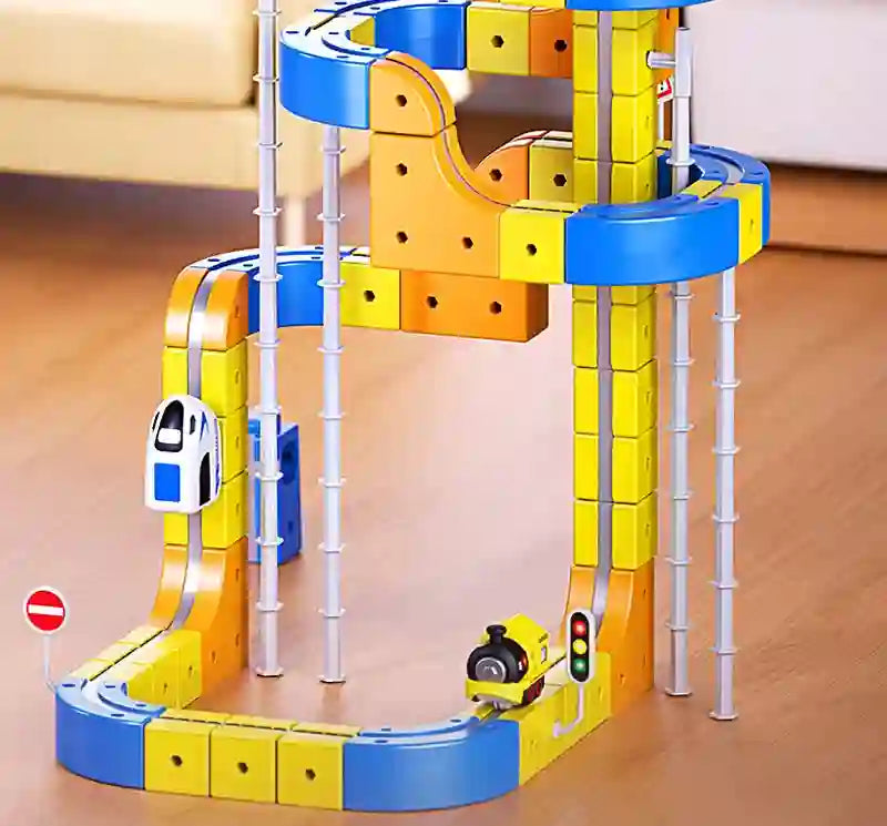 DIY Electric Magnetic Track Set With High-Speed Rail Vehicles (1-100+pieces)