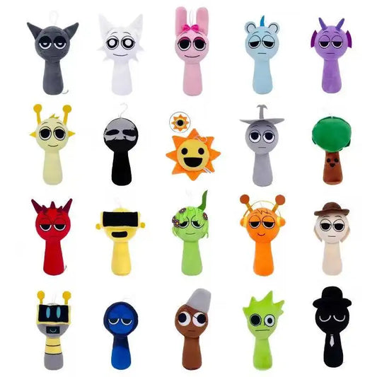 New Sprunki Plush Horror Game Toys Cartoon Cute Soft Stuffed Pillow For Kid