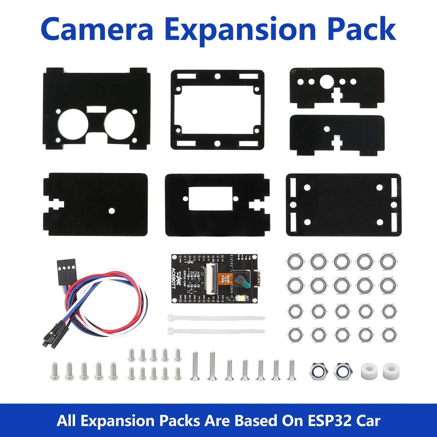 ACEBOTT Robot Car Starter Kit with ESP32 for Arduino Projects