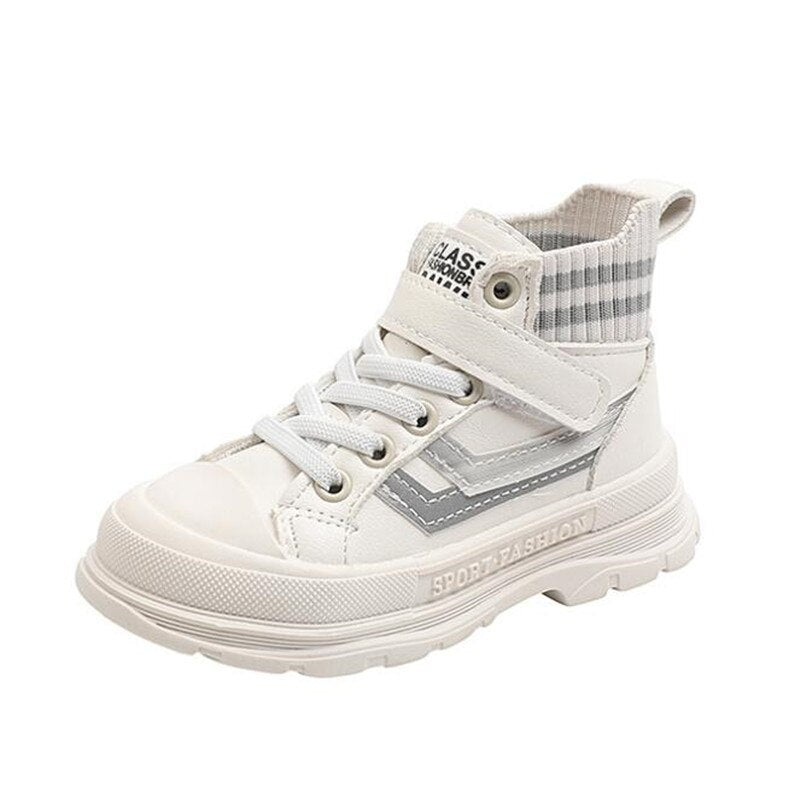 Boots Fashion Kids Casual Sneakers White Girls Boys Shoes - GuGuTon