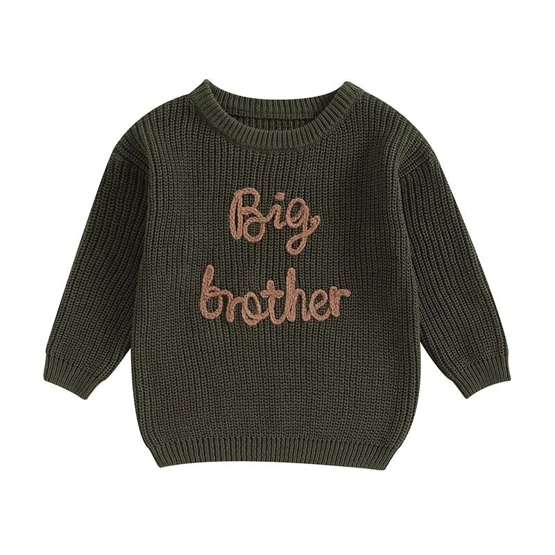 Tommy Sweaters Cotton Long Sleeve Letter Embroidery