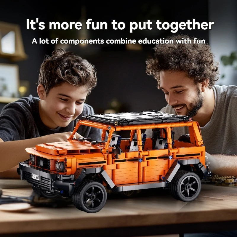 NEW Technical Super Car G Class Off Road Vehicle Building Blocks Creative Desktop Model  Birthday Halloween Christmas gifts Kids