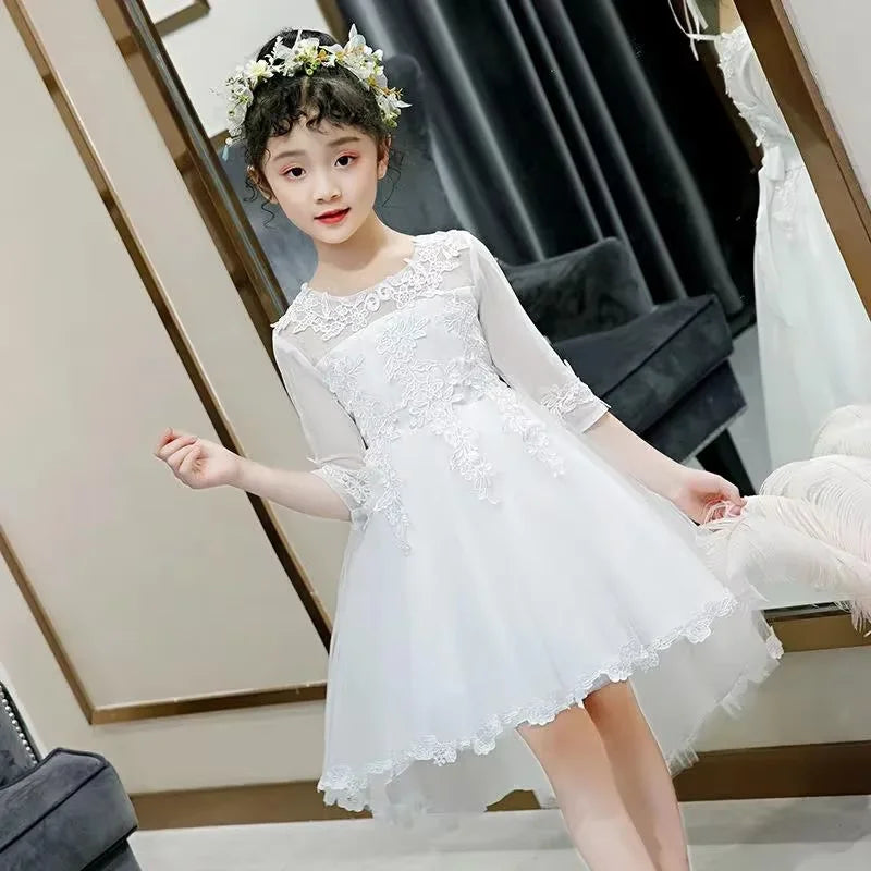 Reign Girls' Puffy Tulle Dress for 7-13Y - Princess Style