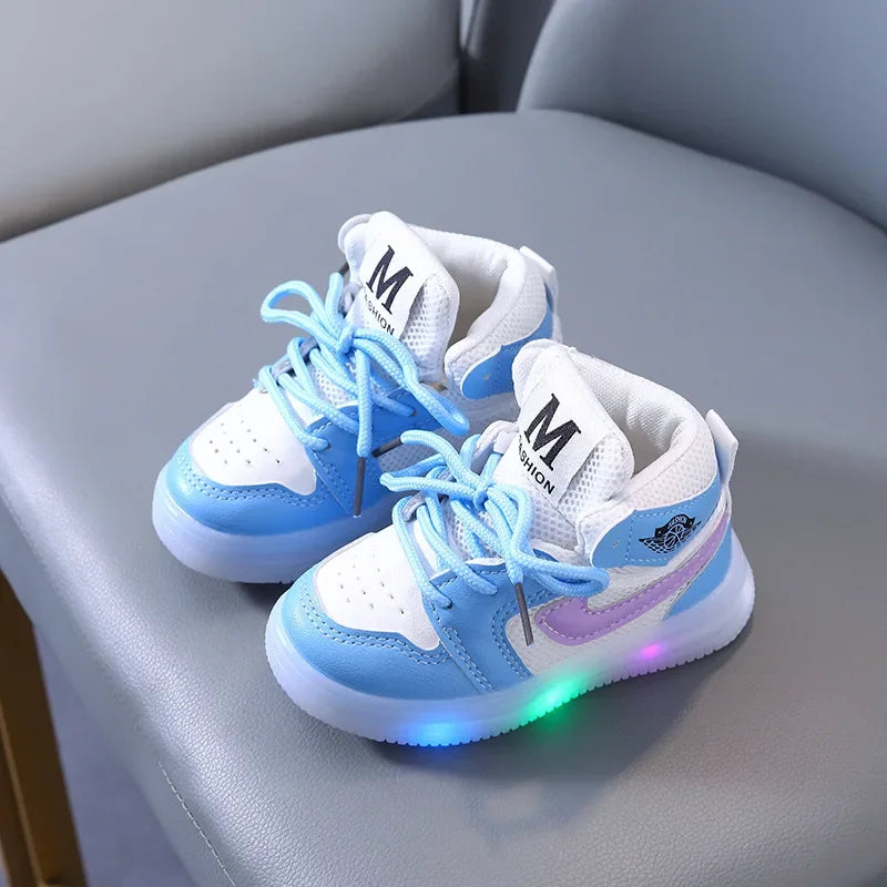 Junior Children Luminous Shoes for Toddlers with LED Lights